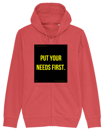 put your needs first4 Carmine Red