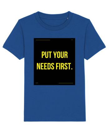 put your needs first4 Majorelle Blue