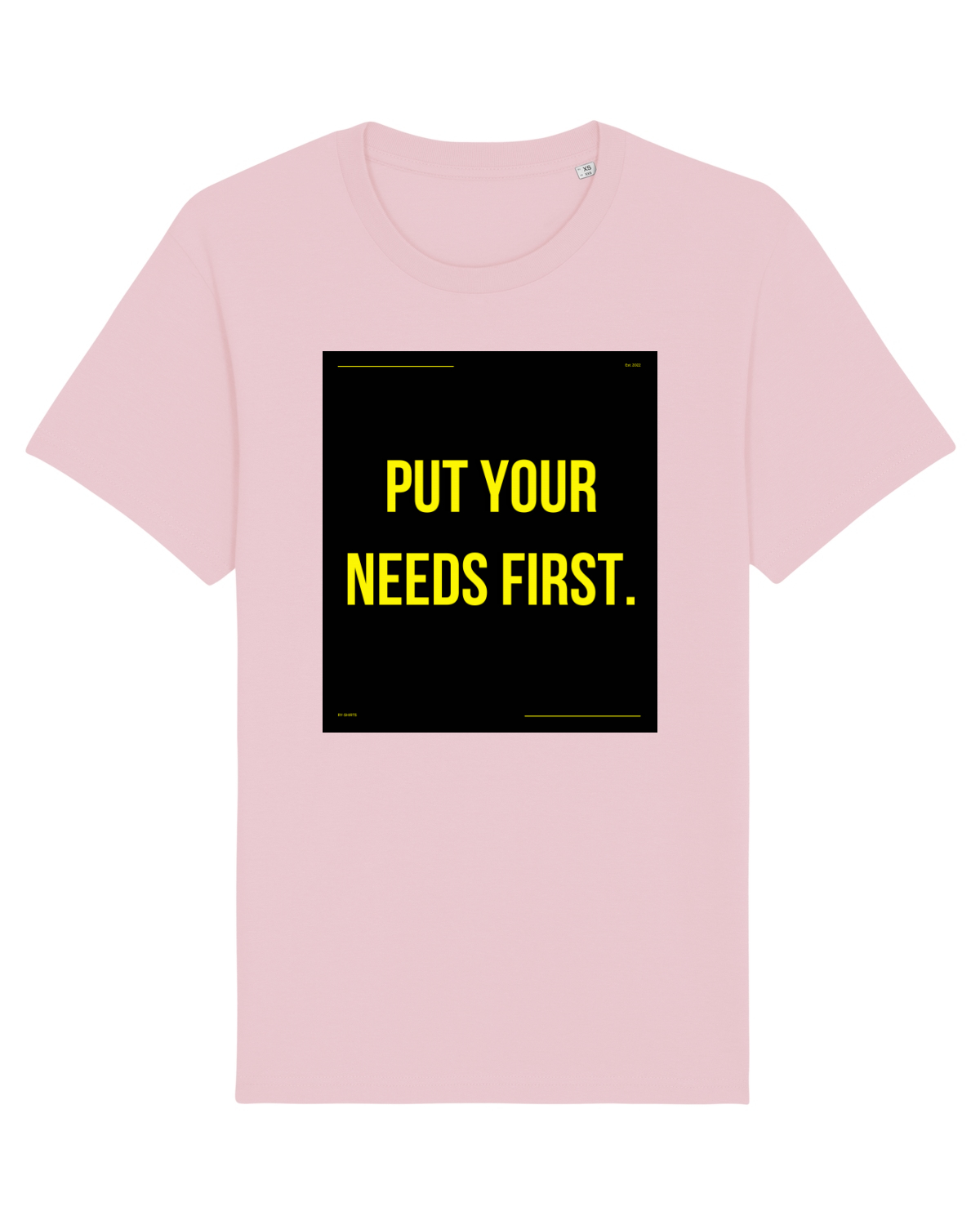 Tricou mânecă scurtă Unisex Rocker Cotton Pink