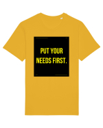 put your needs first4 Tricou mânecă scurtă Unisex Rocker