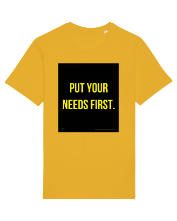 put your needs first4 Spectra Yellow