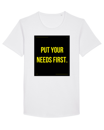 put your needs first4 White
