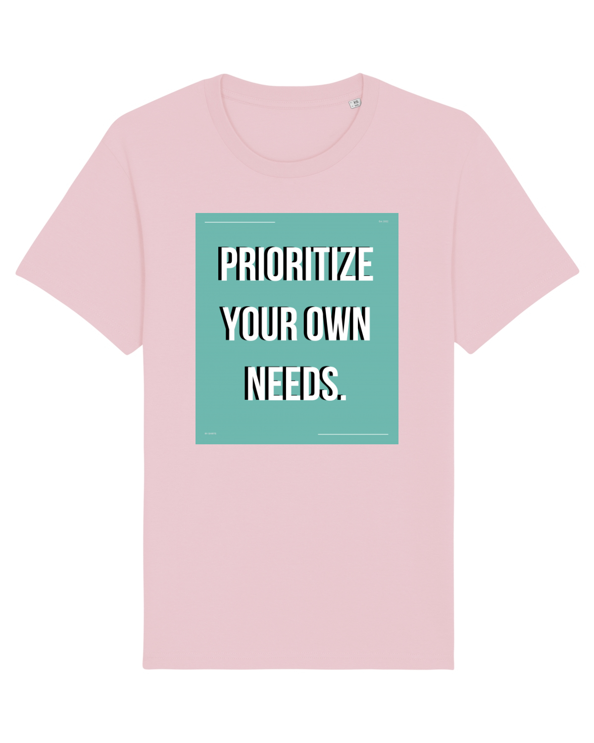 Tricou mânecă scurtă Unisex Rocker Cotton Pink