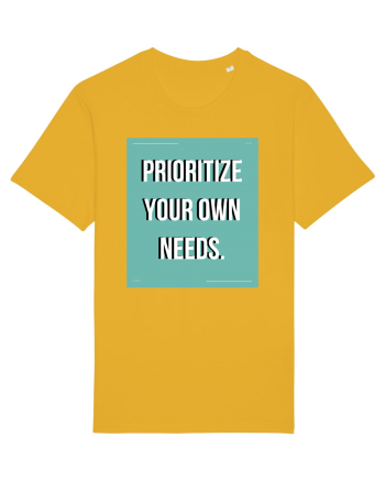 prioritize your own needs5 Spectra Yellow