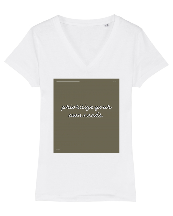 prioritize your own needs6 White