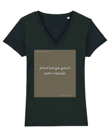 prioritize your own needs6 Black