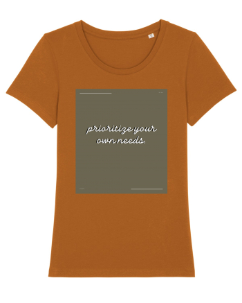 prioritize your own needs6 Roasted Orange