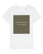 prioritize your own needs6 Tricou mânecă scurtă  Copii Mini Creator