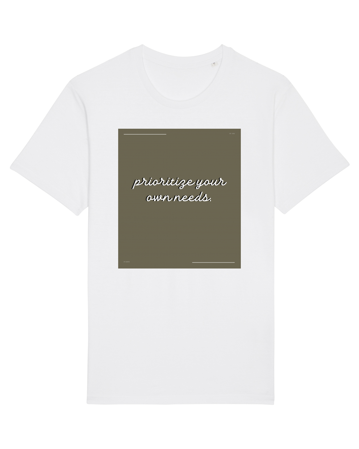 Tricou mânecă scurtă Unisex Rocker White