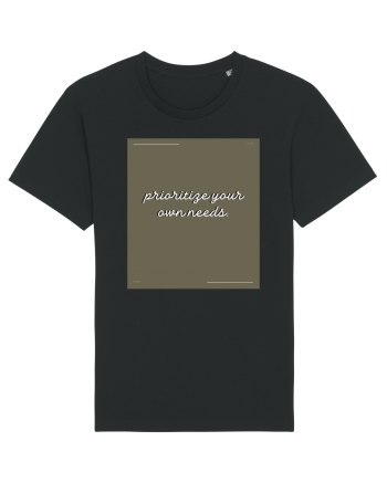 prioritize your own needs6 Black