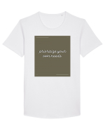 prioritize your own needs6 Tricou mânecă scurtă guler larg Bărbat Skater
