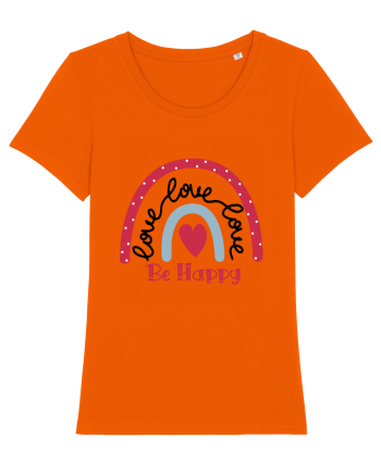 Be Happy Bright Orange