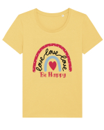 Be Happy Tricou mânecă scurtă guler larg fitted Damă Expresser