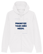 prioritize your own needs7 Hanorac cu fermoar Unisex Connector