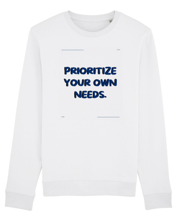 prioritize your own needs7 White