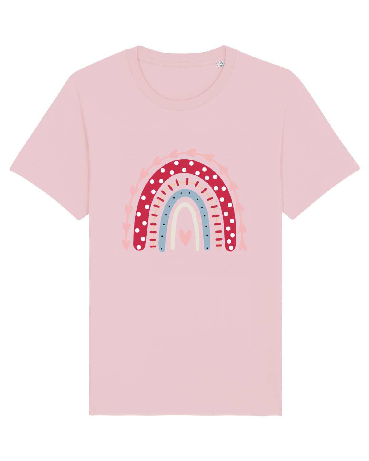 Tricou mânecă scurtă Unisex Rocker Cotton Pink