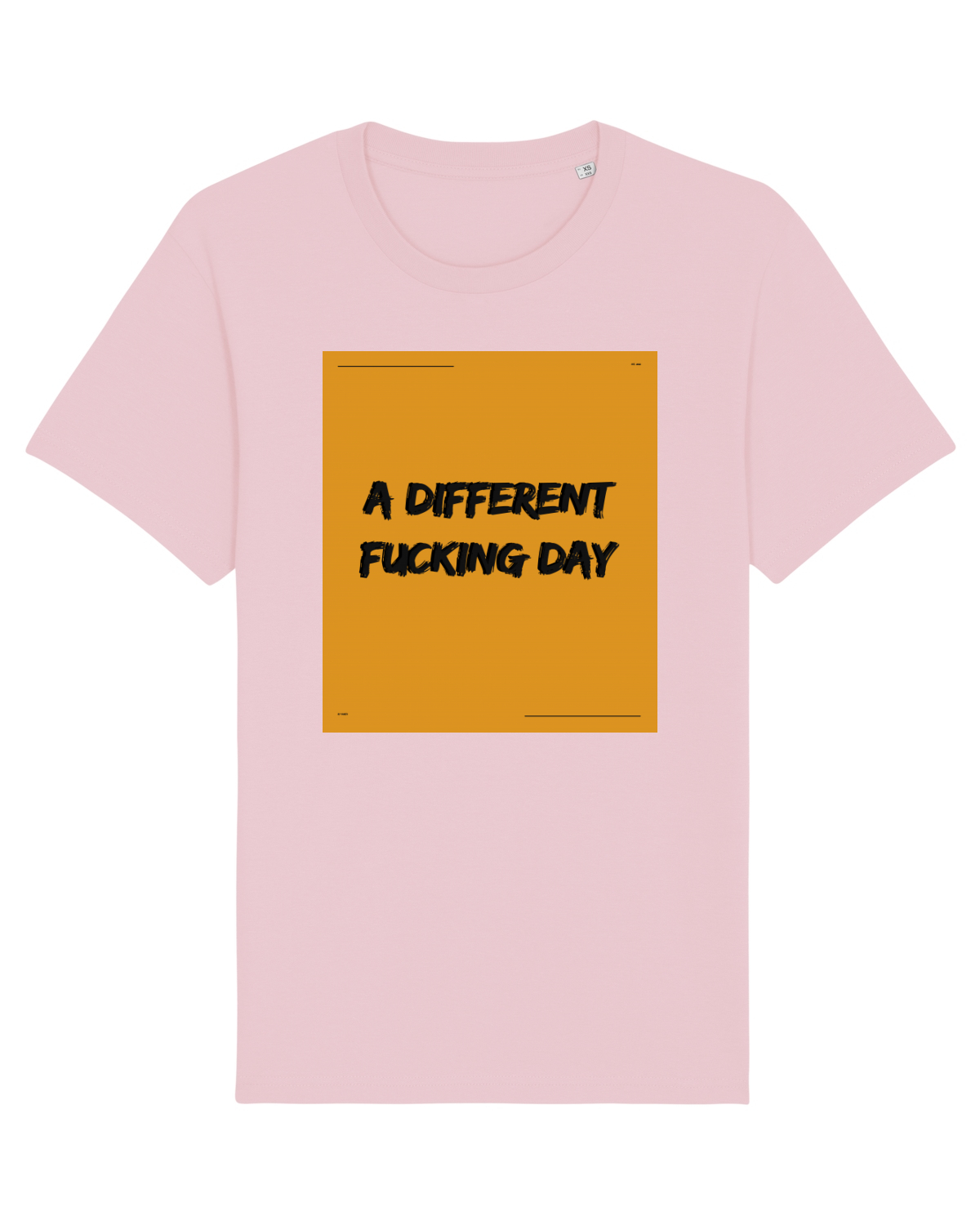 Tricou mânecă scurtă Unisex Rocker Cotton Pink