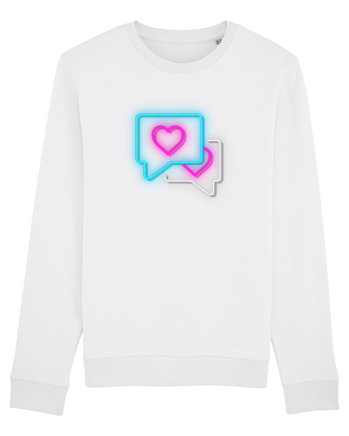 Bluză mânecă lungă Unisex Rise White
