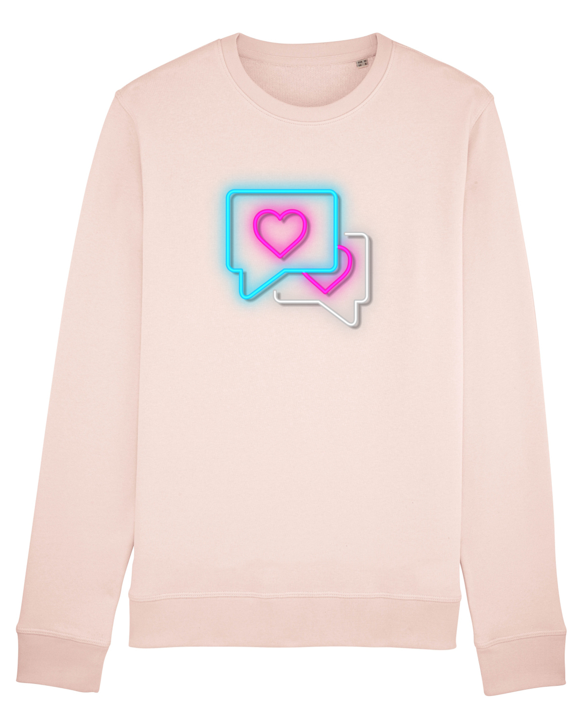 Bluză mânecă lungă Unisex Rise Candy Pink