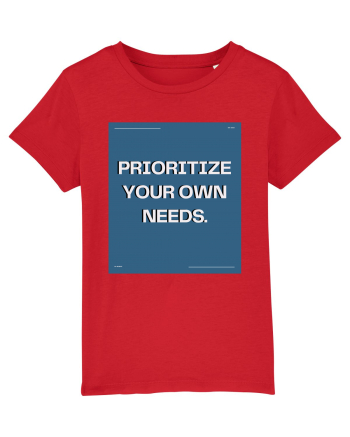 prioritize your own needs7 Red