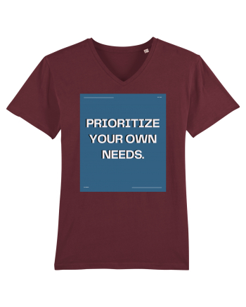 prioritize your own needs7 Burgundy