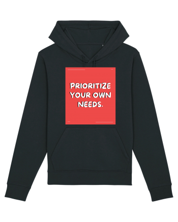 prioritize your own needs8 Black