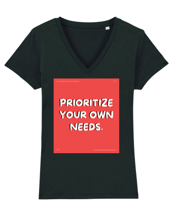 prioritize your own needs8 Black