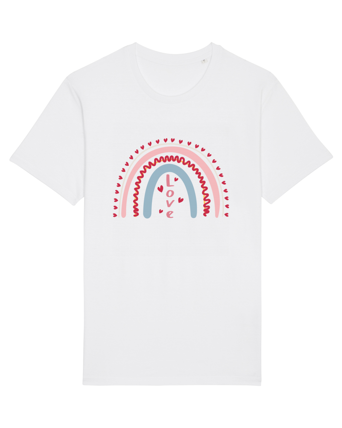 Tricou mânecă scurtă Unisex Rocker White