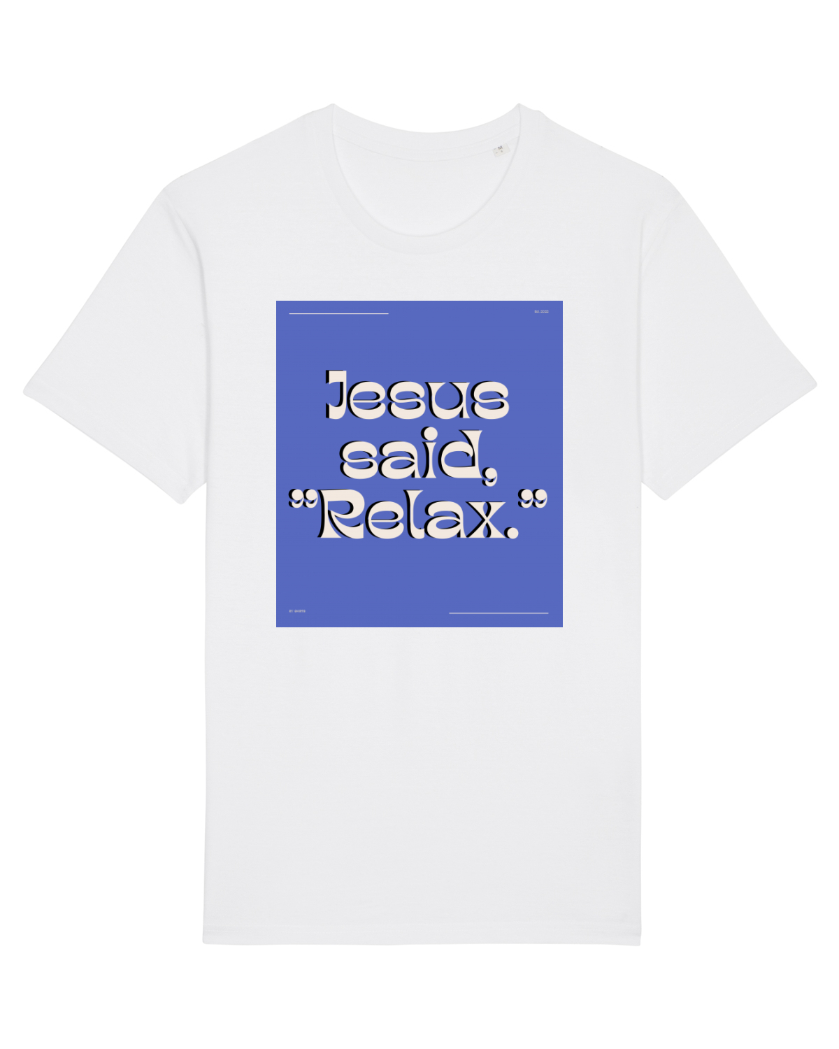 Tricou mânecă scurtă Unisex Rocker White