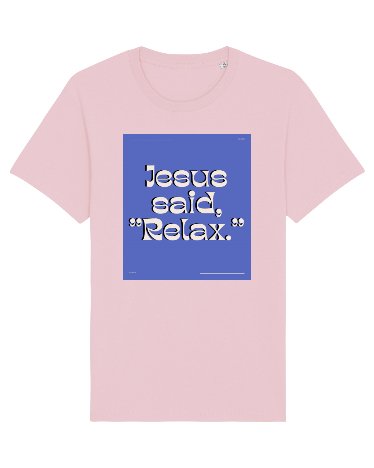 Tricou mânecă scurtă Unisex Rocker Cotton Pink