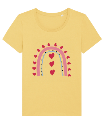 Rainbow Red Hearts Valentine Jojoba