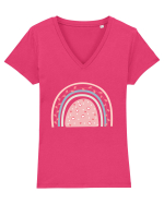 Be Happy Tricou mânecă scurtă guler V Damă Evoker