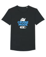 Cruise mode ON Tricou mânecă scurtă guler larg Bărbat Skater