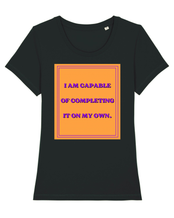 i am capable of completing it on my  own8 Black