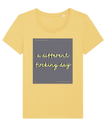a different fucking day8 Tricou mânecă scurtă guler larg fitted Damă Expresser