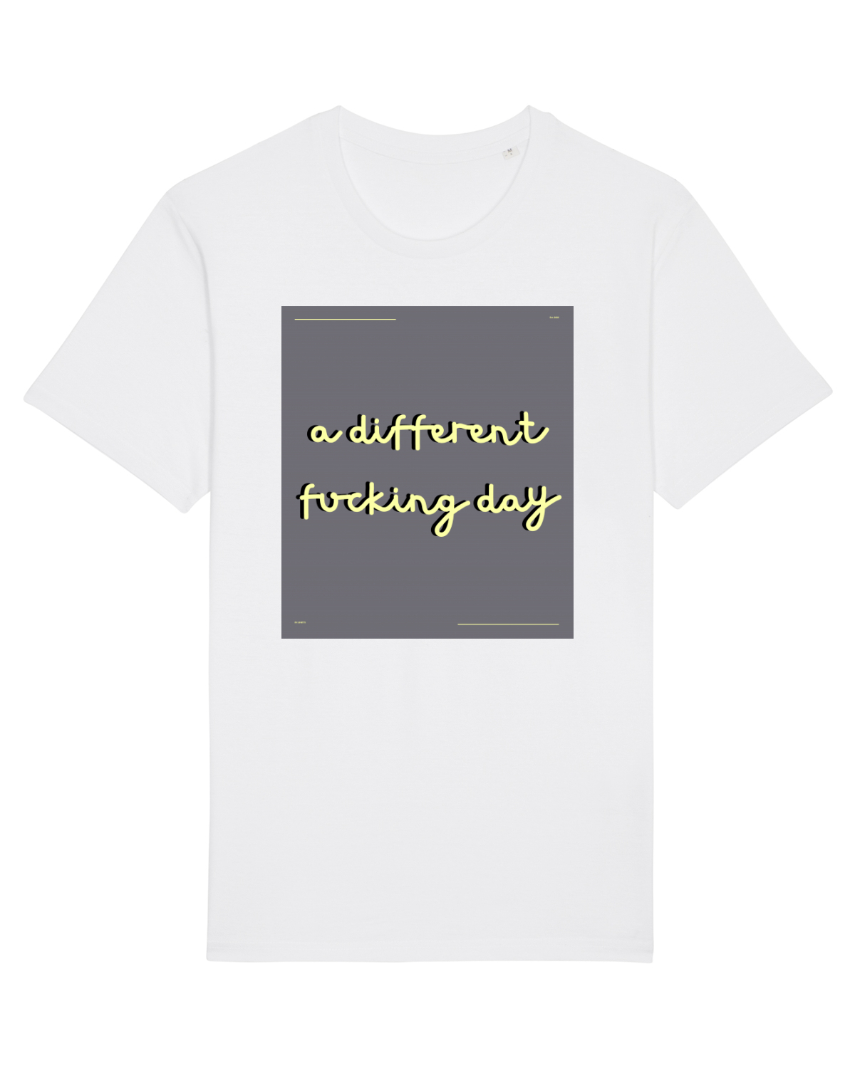 Tricou mânecă scurtă Unisex Rocker White