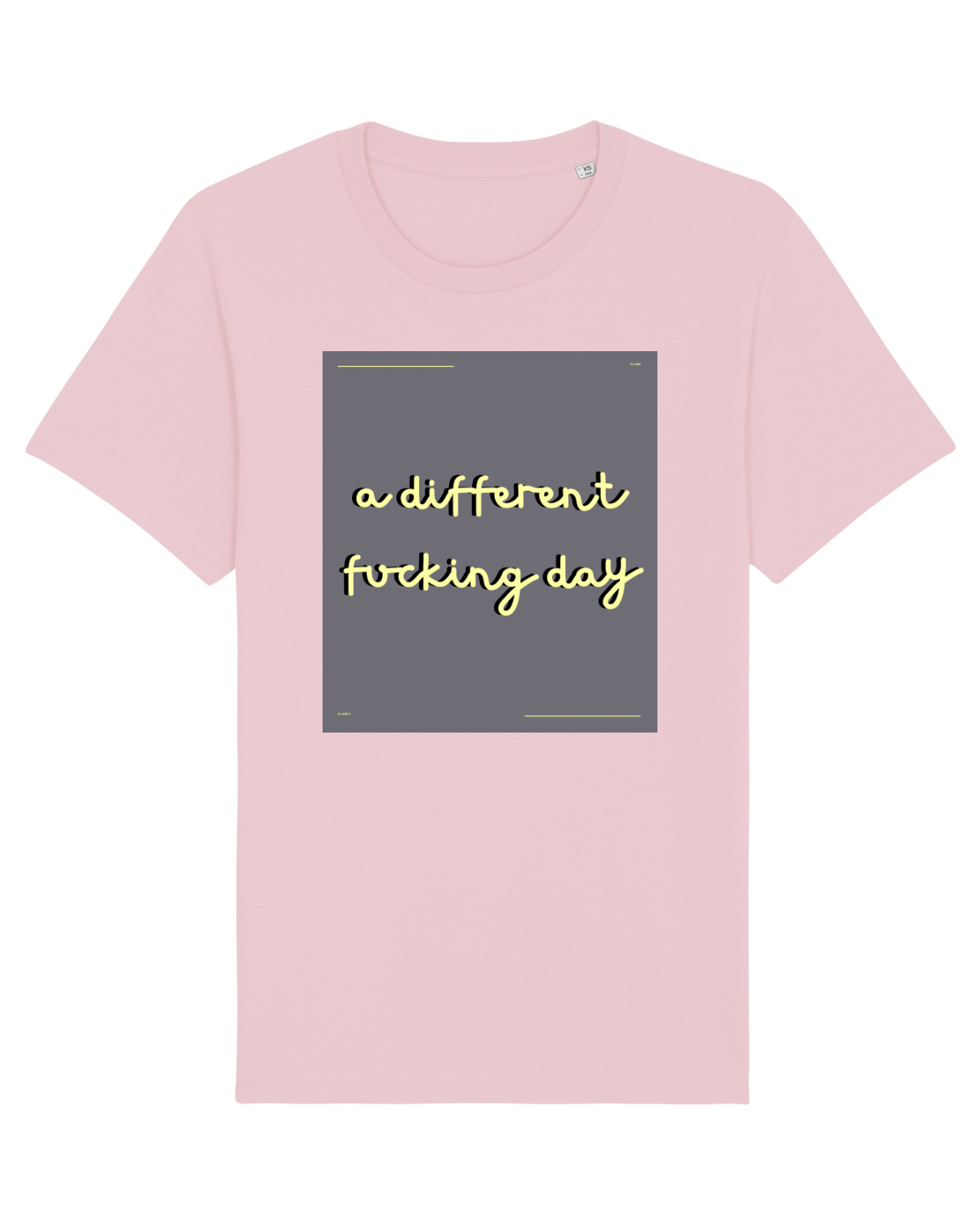 Tricou mânecă scurtă Unisex Rocker Cotton Pink