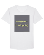 a different fucking day8 Tricou mânecă scurtă guler larg Bărbat Skater