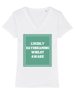 lucicly daydreaming whilst awake7 Tricou mânecă scurtă guler V Damă Evoker
