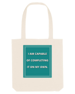 i am capable of completing it on my  own8 Sacoșă textilă