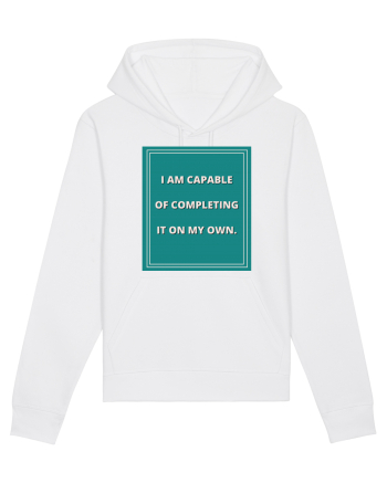 i am capable of completing it on my  own8 White