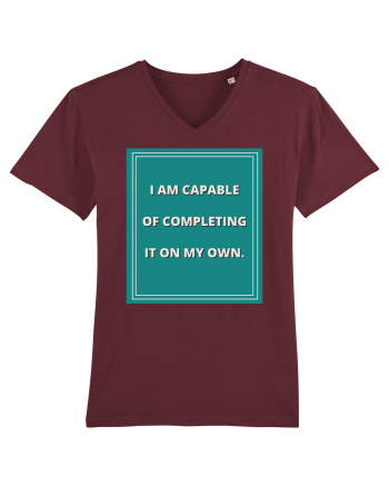 i am capable of completing it on my  own8 Burgundy