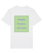simply insane not cute5 Tricou mânecă scurtă Unisex Rocker