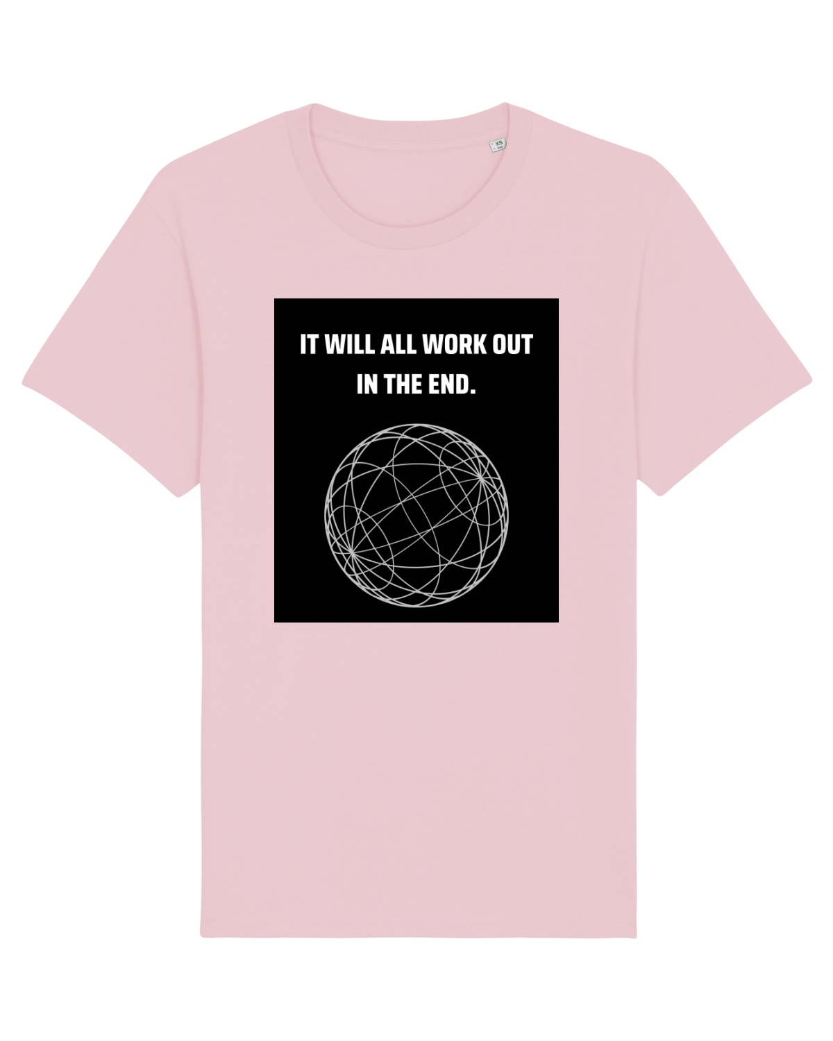 Tricou mânecă scurtă Unisex Rocker Cotton Pink