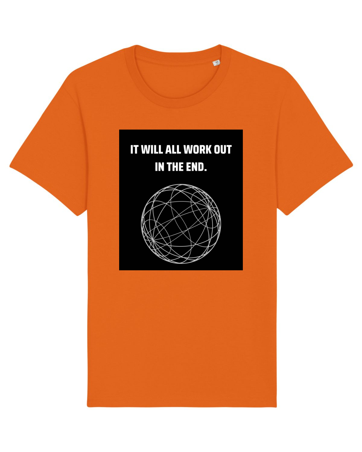 Tricou mânecă scurtă Unisex Rocker Bright Orange