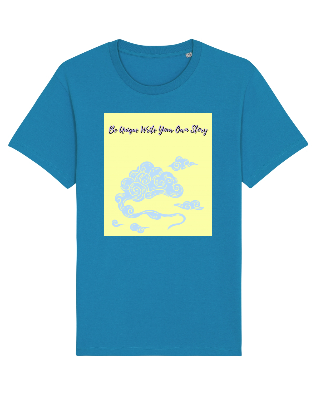 Tricou mânecă scurtă Unisex Rocker Azur