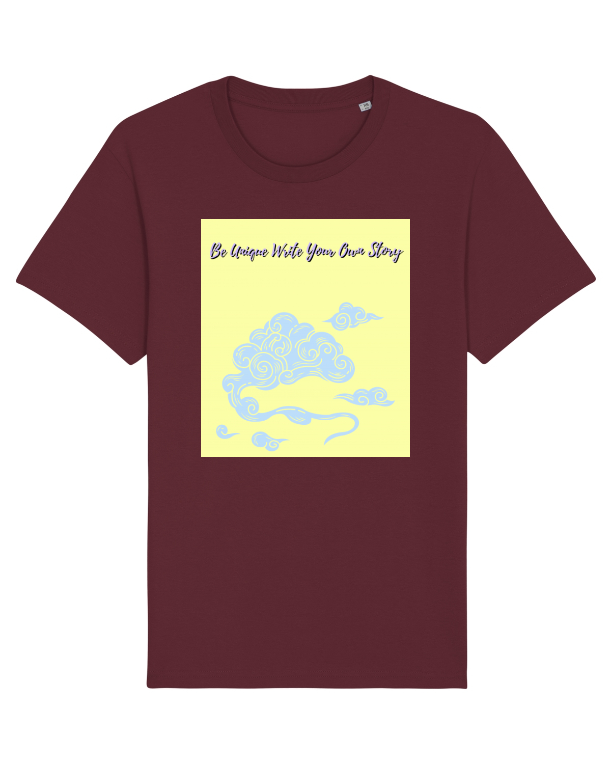 Tricou mânecă scurtă Unisex Rocker Burgundy