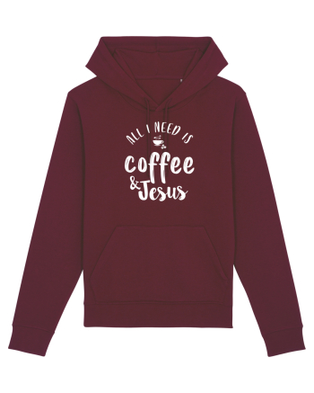 Coffee and Jesus Burgundy