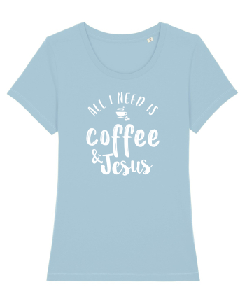 Coffee and Jesus Sky Blue