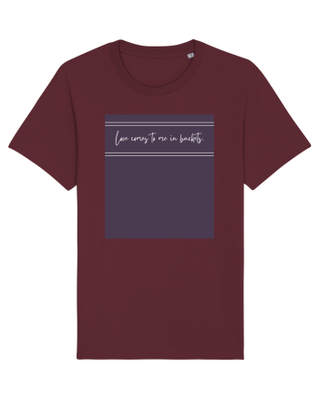 love comes to me in buckets2 Burgundy